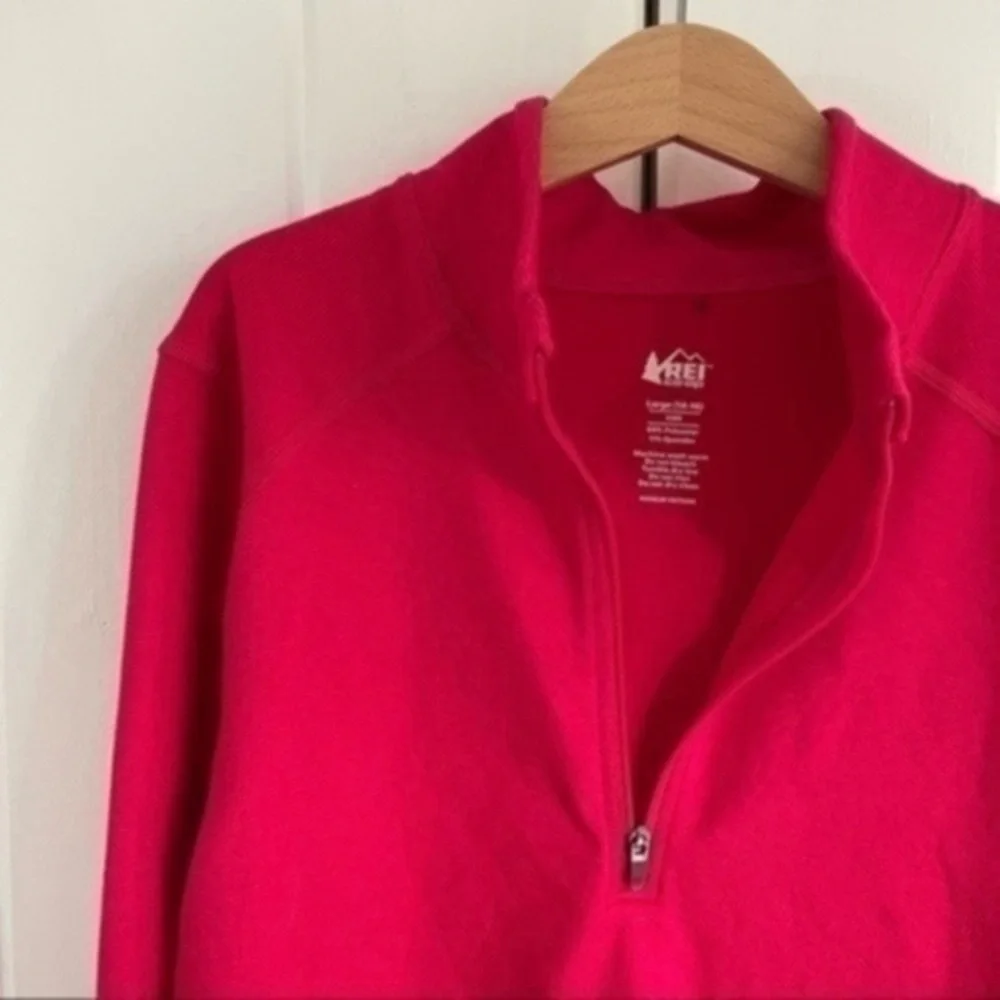 REI Co-op Half-Zip Kids’ Red Top​​​​